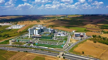 Tekirdağ'da Şehir Hastanesi ulaşımını rahatlatacak köprülü kavşakta önemli aşama