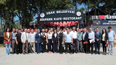 Uşak Belediye Başkan Vekili Terekeci Özkan basın mensupları ile bir araya geldi