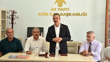 Erol Keleş Ağın'da İstişarelerde Bulundu