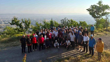 Başkan Büyükkılıç, Otobüs İşletme Müdürlüğü personeliyle yürüyüş yaptı