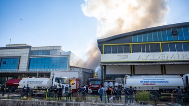Yenimahalle'de Depo Yangını
