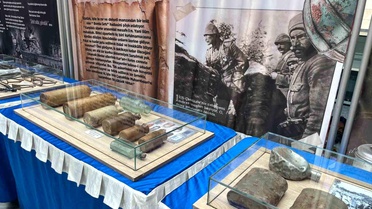 Çanakkale ruhu Tavşanlı'da, savaş malzemeleri sergisi ziyarete açıldı