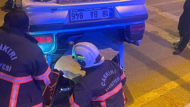 Çankırı'da Takla Atan Araçta 5 Yaralı