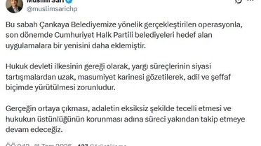 CHP'den Çankaya Belediyesi Açıklaması