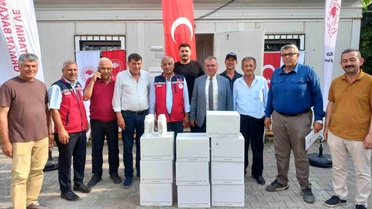 Hatay'da Portakal Yağı Dağıtımı