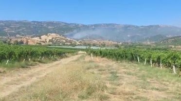 Manisa'da Maki Yangını