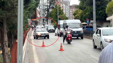 Samsun'da Trafik Denetiminde Kaçış Çabası