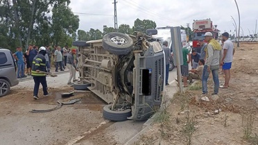 Arsuz'da trafik kazası: 2 yaralı