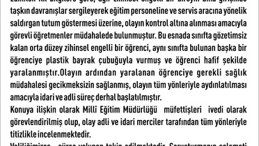 Elazığ'da Down Sendromlu Çocuğa Şiddet İddiası
