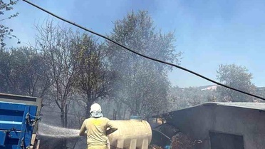 Balıkesir'de Orman Dışı Yangın