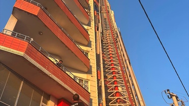 Kızıltepe'de Apartman Yangını