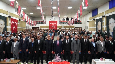 MHP Aşkale ilçe kongresi tamamlandı: Yeni Başkan Raci Gürcan Malli oldu