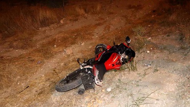 Karaman'da Motosiklet Kaza Yaptı