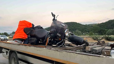 Samsun'da Motosiklet Kazası: İki Yaralı