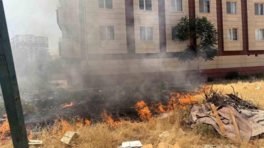 Siirt'te korkutan yangın