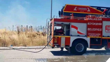 Susurluk'ta Yangın Kontrol Altına Alındı