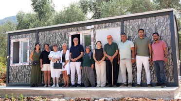 400 kilometrelik iyilik yürüyüşü Alanya'da ihtiyaç sahibi aileye yuva oldu