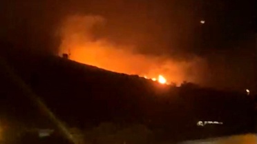 Erdek'te Yıldırım Yangını Kontrol Altına Alındı
