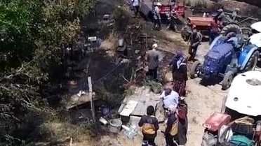 Hacıbeyli Köyü'nde Yangın Kontrol Altına Alındı