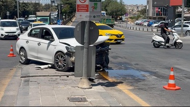 Gaziantep'te zincirleme kaza: Maddi hasarla atlatıldı