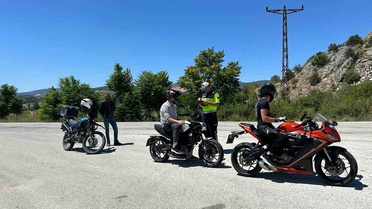 Gölpazarı'nda Motosiklet Denetimi