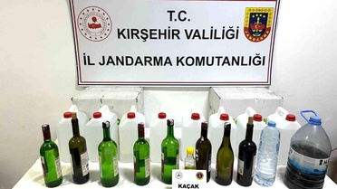 Kırşehir'de Kaçak Alkol Operasyonu