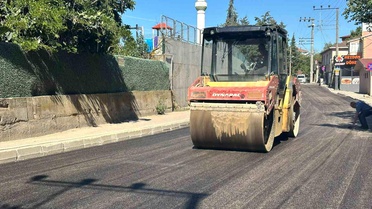 Pelitli Mahallesi Atatürk Caddesi asfaltlandı