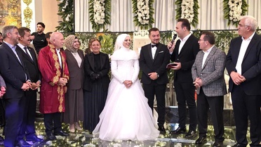 Sıla Kınalı ile Mehmet Akif Dorman dünyaevine girdi