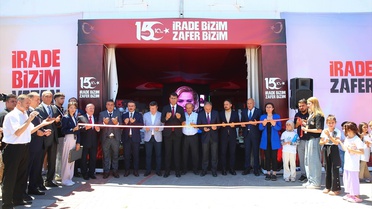Uşak'ta 15 Temmuz Anma ve Deneyimleme Çadırı Açıldı