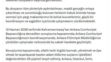Yazıcıoğlu soruşturmasında 29 şüpheli tespit edildi