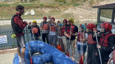 Çekerek Rafting Parkuru Yazın Gözde Mekanı