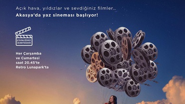 Akasya'da açık hava sineması başlıyor