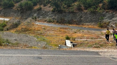 Boyabat'ta Kamyonet Devrildi: 1 Yaralı