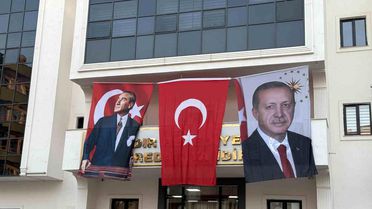 Iğdır'da 15 Temmuz etkinlikleri öncesi Erdoğan posteri
