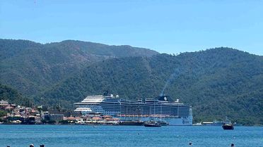 Marmaris'e 4 Bin Turist Getiren Kruvaziyer Geldi