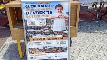 Devrekliler küçük Ünal için tek yürek oldular
