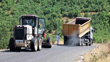 Elazığ'da Köy Yollarına Asfalt İyileştirme