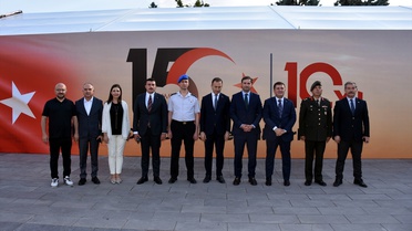 Kırıkkale Valisi'nden 'İrade Bizim, Zafer Bizim' Çadırına Ziyaret