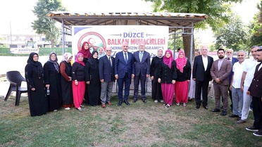 Vali Makas'tan Balkan Muhacirleri Derneği'ne Destek