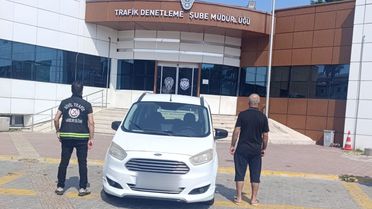 Mersin'de Ters Yönde Sürücüye Cezai İşlem