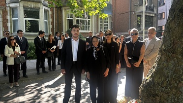 Şehit diplomat Dursun Aksoy Brüksel'de anıldı
