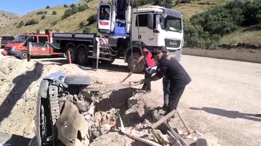 Yüksekova'da trafik kazası: 3 yaralı