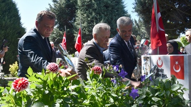 Şehit Ufuk Baysan kabri başında anıldı