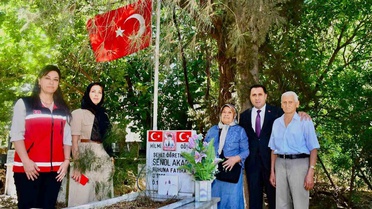 Müdürden şehit ailesine vefa: Kabir ziyareti sözü tutuldu