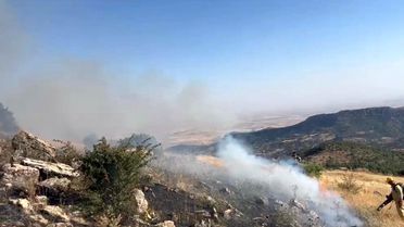Diyarbakır'da Örtü Yangını Söndürüldü