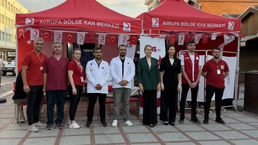 Edirne'de 15 Temmuz Kan Bağışı Kampanyası