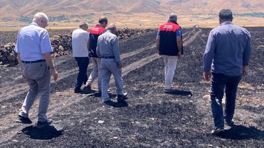 Karakoçan'da Yangın Hasar Tespiti Yapıldı
