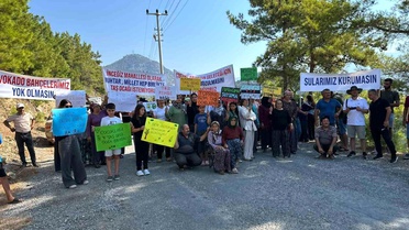 Gazipaşa'da taş ocağı planı mahalleliyi sokağa döktü