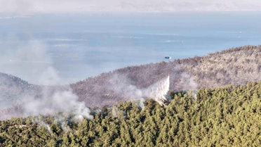 Muğla'da Orman Yangını İlçeyi Tehdit Ediyor