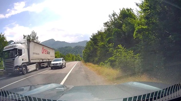 Yenice'de Hatalı Sollama Facia Önledi